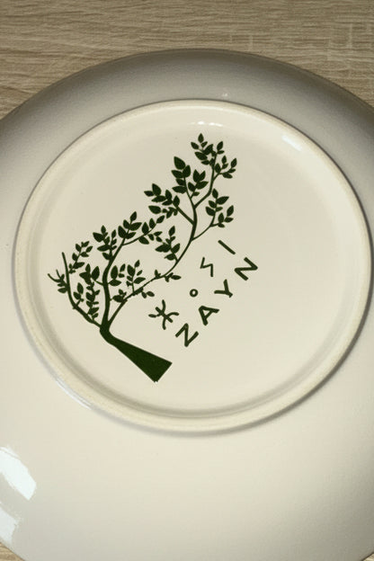Assiette plate artisanale