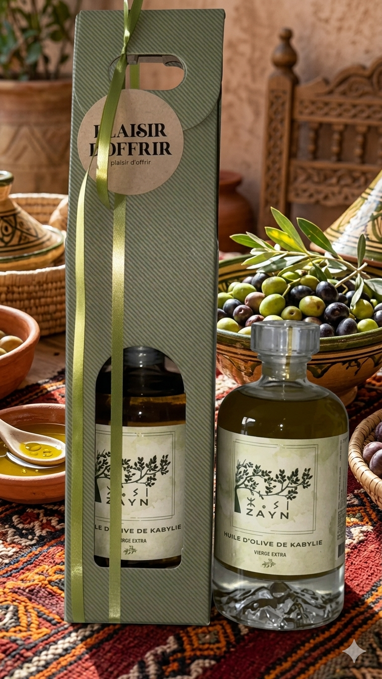 Huile d’olive vierge extra de Kabylie - Fête des pères