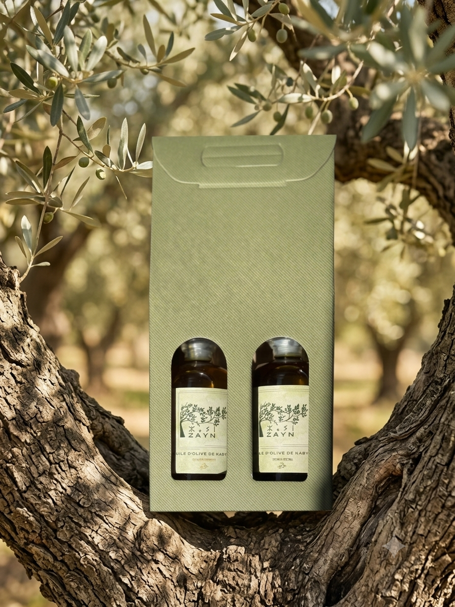 PACK HUILE D'OLIVE VIERGE & VIERGE EXTRA DE KABYLIE - RÉCOLTE 2026