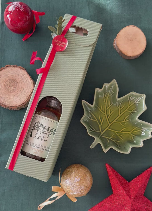 HUILE D’OLIVE DE KABYLIE - PACKAGING SPÉCIAL FÊTES DE FIN D’ANNÉE + ÉCHANTILLON OFEERT🎁